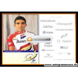 Autogrammkarte Radsport | Carmelo Miranda GONZALEZ | 1997 (Banesto)