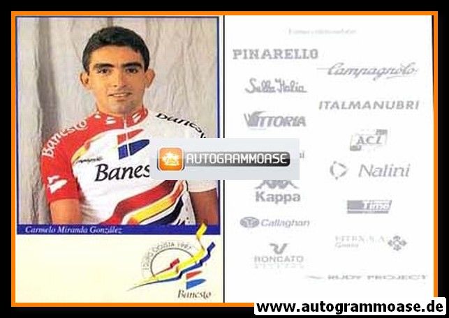 AK Radsport | Carmelo Miranda GONZALEZ | 1997 (Banesto)