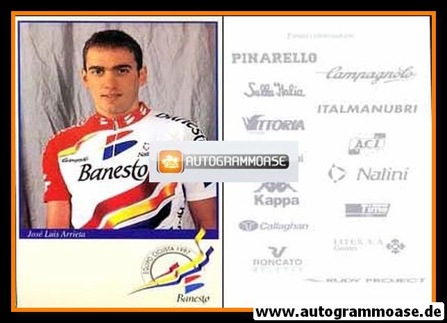 Autogrammkarte Radsport | Jose Luis ARRIETA | 1997 (Banesto)