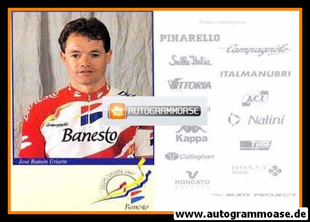 Autogrammkarte Radsport | Jose Ramon URIARTE | 1997 (Banesto)