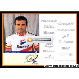 Autogrammkarte Radsport | Manuel Fernandes GINES | 1997 (Banesto)