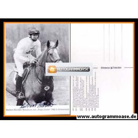 Autogramm Reiten | Herbert BLÖCKER | 1992 (Portrait SW)