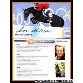 Autogramm Reiten | Marco KUTSCHER | 2004 (Olympia)