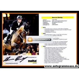 Autogramm Reiten | Marcus EHNING | 2010 (Sprungszene Color Nolte) OS-Gold