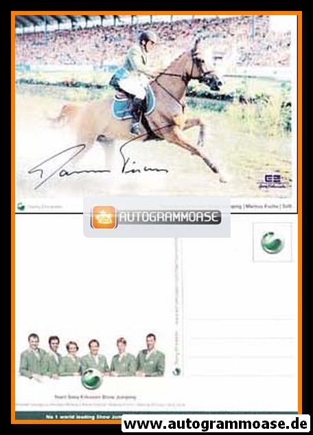 Autogramm Reiten | Markus FUCHS | 2000er (Team Sony)