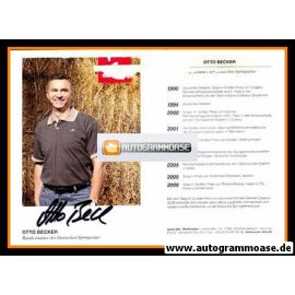 Autogramm Reiten | Otto BECKER | 2000er (Euro-Star) _