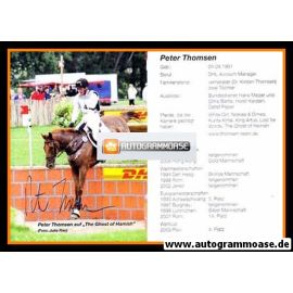 Autogramm Reiten | Peter THOMSEN | 2008 (Ghost Of Hamish)