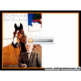 Autogramm Reiten | UNBEKANNT | 1990er Foto (Portrait Color "Lausbub")