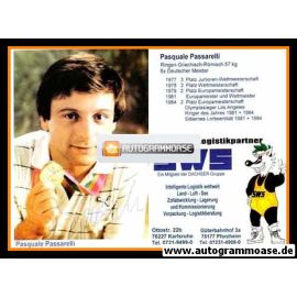 Autogramm Ringen | Pasquale PASSARELLI | 1984 (Portrait Color SWS) OS-Gold