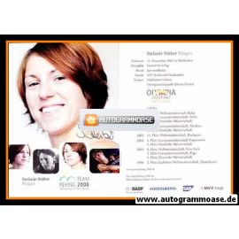 Autogramm Ringen | Stefanie STÜBER | 2008 (Team Peking)