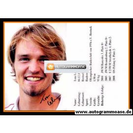 Autogramm Rudern | Tom LEHMANN | 2008 (Portrait Color)