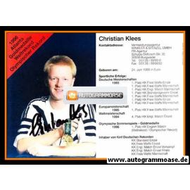 Autogramm Schiessen | Christian KLEES | 1998 (Olympiasieg)