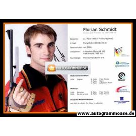 Autogramm Schiessen | Florian SCHMIDT | 2008 (Portrait Color)