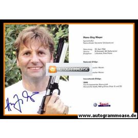 Autogramm Schiessen | Hans-Jörg MEYER | 2000er (Portrait Color)