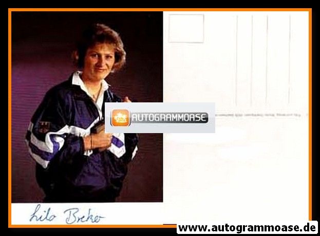 Autogramm Schiessen | Lilo BREKER | 1980er (Portrait Color)