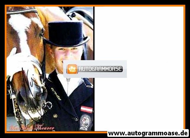 Autogramm Reiten | Victoria MAX-THEURER | 2000er (Portrait Color)