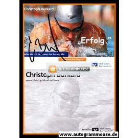 Autogramm Paralympics | Schwimmen | Christoph BURKARD | 2000er (Volksbank)