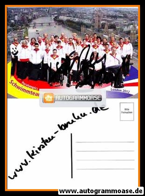 Autogramm Paralympics | Schwimmen | Kirsten BRUHN | 2012 (Team London)