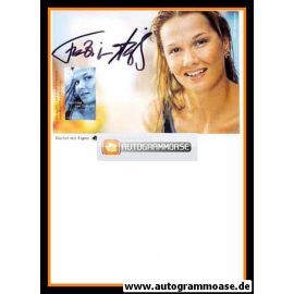 Autogramm Schwimmen | Franziska VAN ALMSICK | 2004 (Collage Color) Aufgetaucht OS-Silber