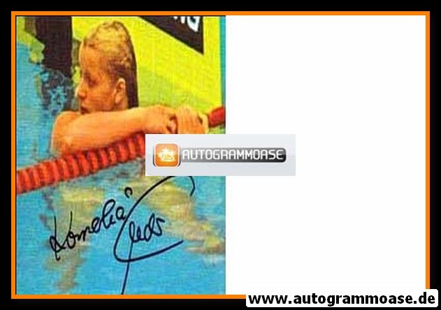 Autogramm Schwimmen | Kornelia GRUMMT-ENDER | 1980er (Portrait Color Mini)