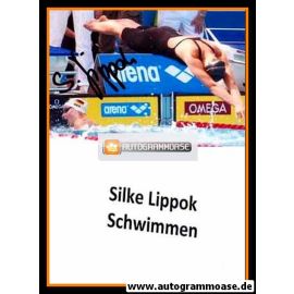 Autogramm Schwimmen | Silke LIPPOK | 2010er Foto (Startszene)