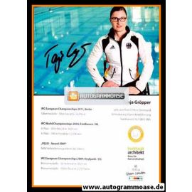 Autogramm Paralympics | Schwimmen | Tanja GRÖPPER | 2011 (Portrait Color)
