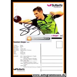 Autogramm Tischtennis | Bastian STEGER | 2011 (Butterfly)