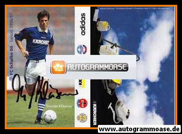 Autogramm Fussball | FC Schalke 04 | 1996 | Thomas KLÄSENER
