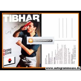 Autogramm Tischtennis | Georg BÖHM | 1980er (Spielszene Color) Tibhar