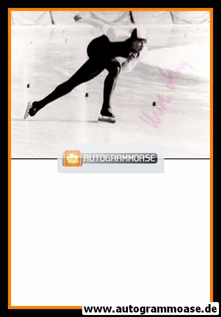 Autogramm Eisschnelllauf | Uwe-Jens MEY | 1980er (Portrait SW)