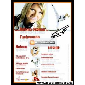 Autogramm Taekwondo | Helena FROMM | 2008 (Portrait Color)