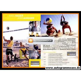 Autogramm Beachvolleyball | Axel HAGER | 2000 (Rodeo)