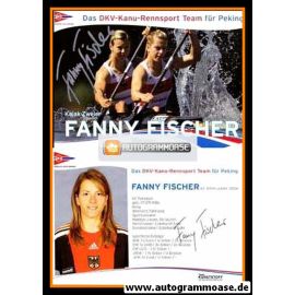 Autogramm Kanu | Fanny FISCHER | 2008 (DKV)