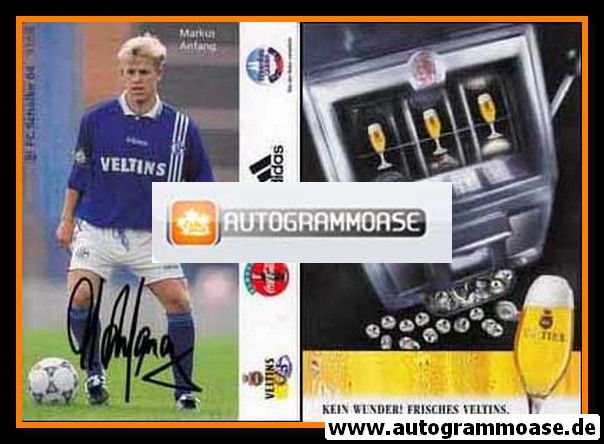Autogramm Fussball | FC Schalke 04 | 1997 | Markus ANFANG