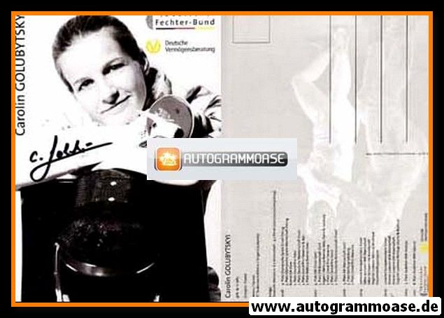 Autogramm Fechten | Carolin GOLUBYTSKYI | 2008 (DV)