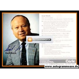 Autogramm Fechten | Emil BECK | 1987 (Portrait Color) Carle