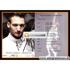Autogramm Fechten | Nicolas LIMBACH | 2011 (Portrait Color)