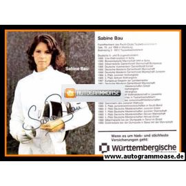 Autogramm Fechten | Sabine BAU | 1988 (Württembergische)