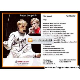 Autogramm Fechten | Peter JOPPICH | 2009 (Lotto RP)