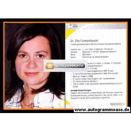 Autogramm Fechten | Zita FUNKENHAUSER | 2000er (Bego)