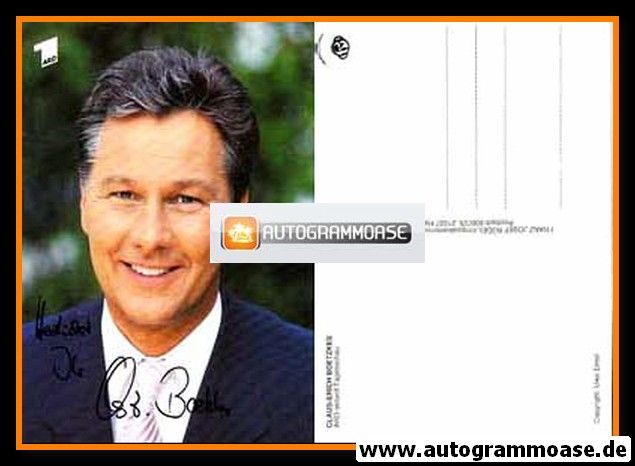 Autogramm TV | ARD | Claus-Erich BOETZKES | 2000er "Tagesschau" (Rüdel)