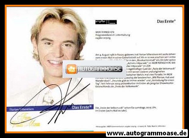 Autogramm TV | ARD | Florian SILBEREISEN | 2005 "Feste Der Volksmusik" (Jehnichen)