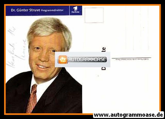 Autogramm TV | ARD | Günter STRUVE | 2000er (Portrait Color)
