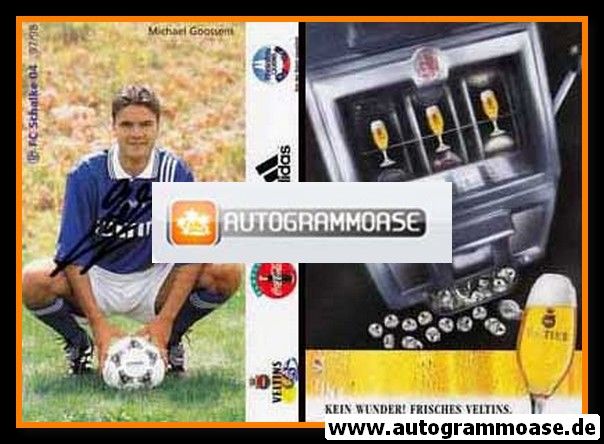 Autogramm Fussball | FC Schalke 04 | 1997 | Michael GOOSSENS