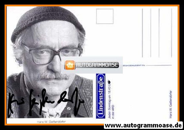 Autogramm TV | ARD | Hans W. GEISSENDÖRFER | 1990er "Lindenstrasse"