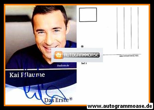 Autogramm TV | ARD | Kai PFLAUME | 2000er (Portrait Color) 2