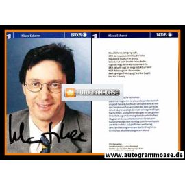 Autogramm TV | ARD | Klaus SCHERER | 2000er (Portrait Color NDR)