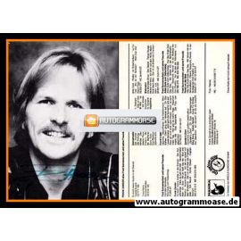 Autogramm Schlager | Frank ZANDER | 1980er Fred Sonnenschein (Portrait SW)