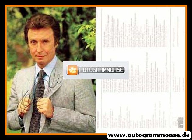 Autogramm Schlager | Peter ALEXANDER | 1979 "Schwarzes Gold" (Portrait Color Ariola)