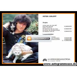 Autogramm Schlager | Peter ORLOFF | 1977 "Josy" (Portrait Color EMI)